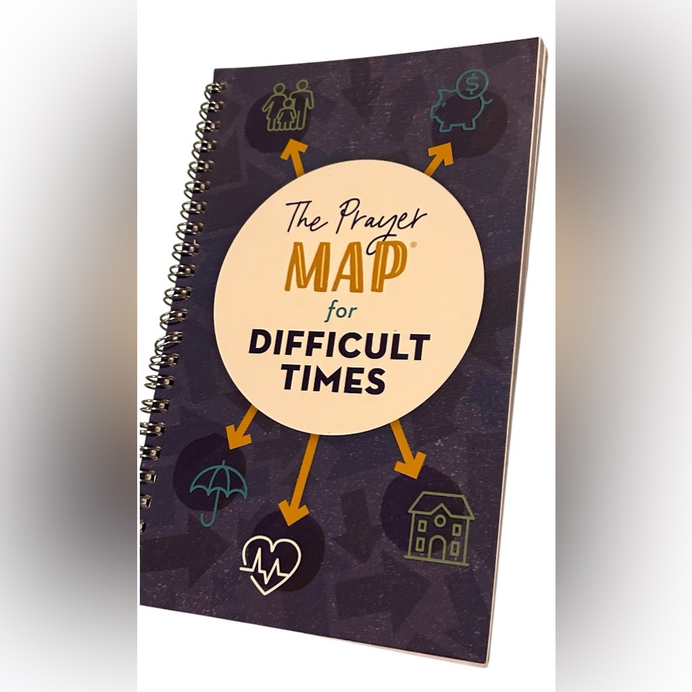 The Prayer Map for Difficult Times Spiral Notebook